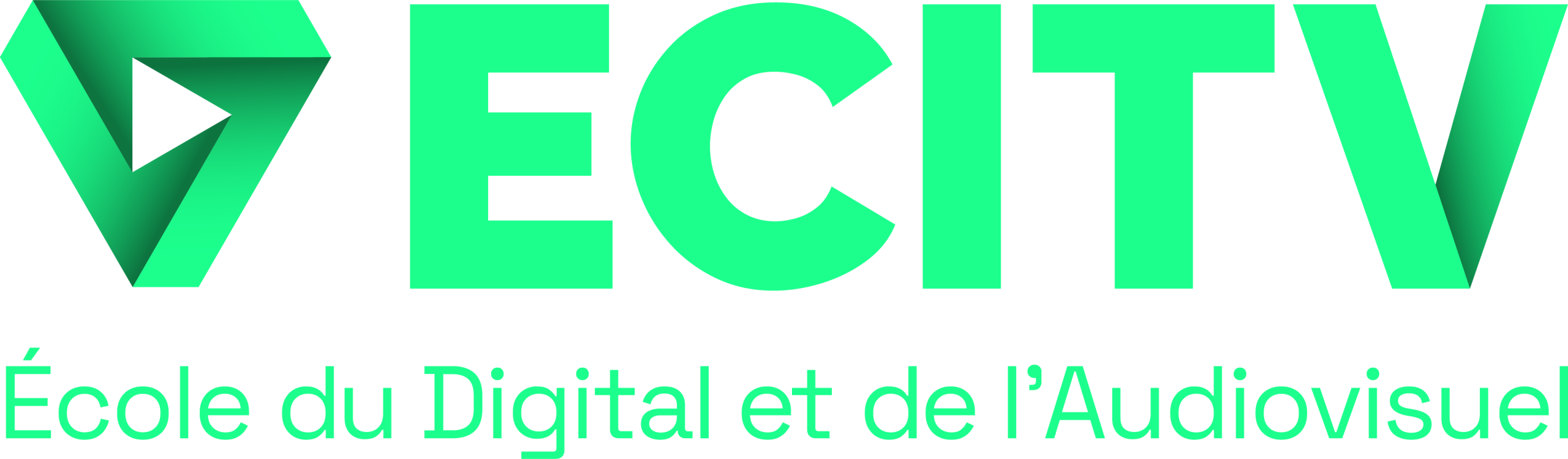 Logo ECITV, École du Digital et de l'Audiovisuel